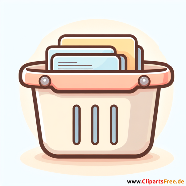 Ablagekorb Clipart - Bilder zum Thema Bürobedarf