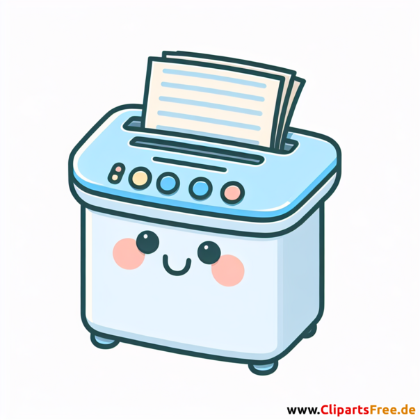 Aktenvernichter Clipart - Bilder zum Thema Bürobedarf