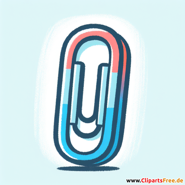 Büroklammer Clip Art - Bilder zum Thema Bürobedarf