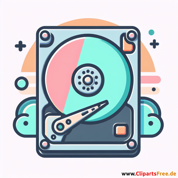 Festplatte Clipart - Bilder zum Thema Bürobedarf
