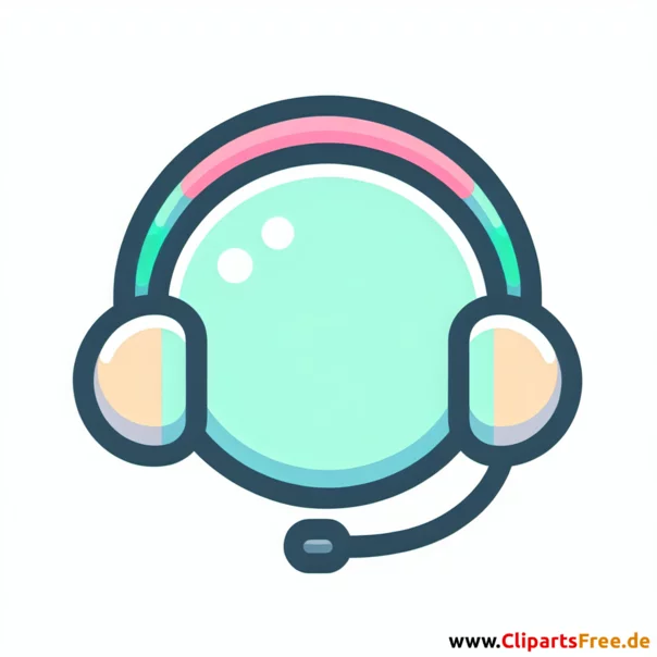 Headset Clipart - Bilder zum Thema Bürobedarf