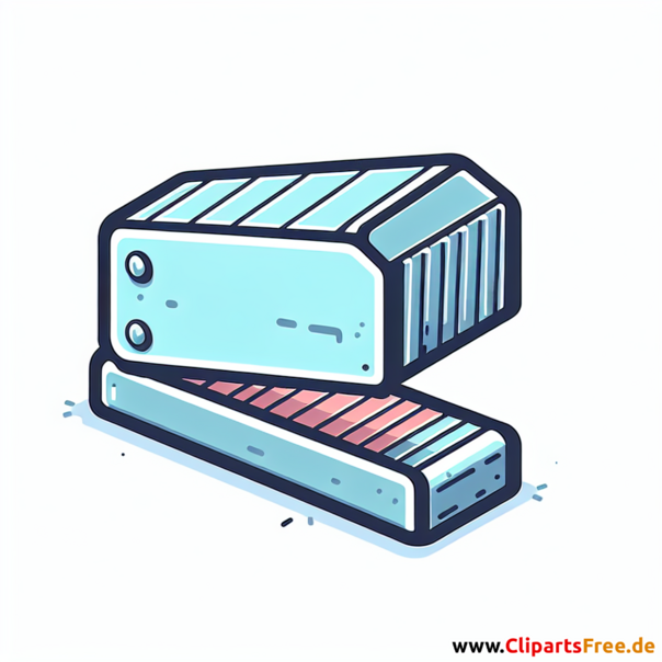 Heftklammern Clipart - Bilder zum Thema Bürobedarf