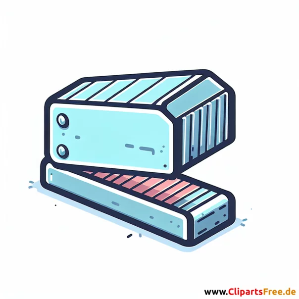 Heftklammern Clipart - Bilder zum Thema Bürobedarf