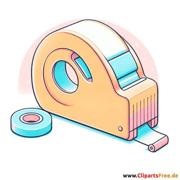 Klebebandabroller Clipart - Bilder zum Thema Bürobedarf