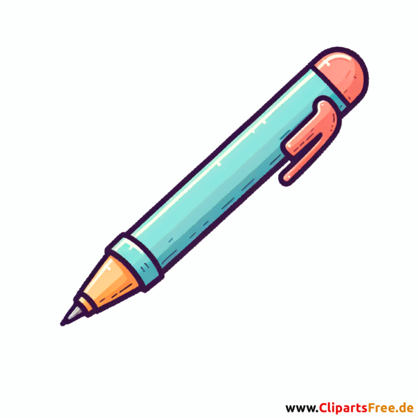 Kugelschreiber Clip Art - Bilder zum Thema Bürobedarf