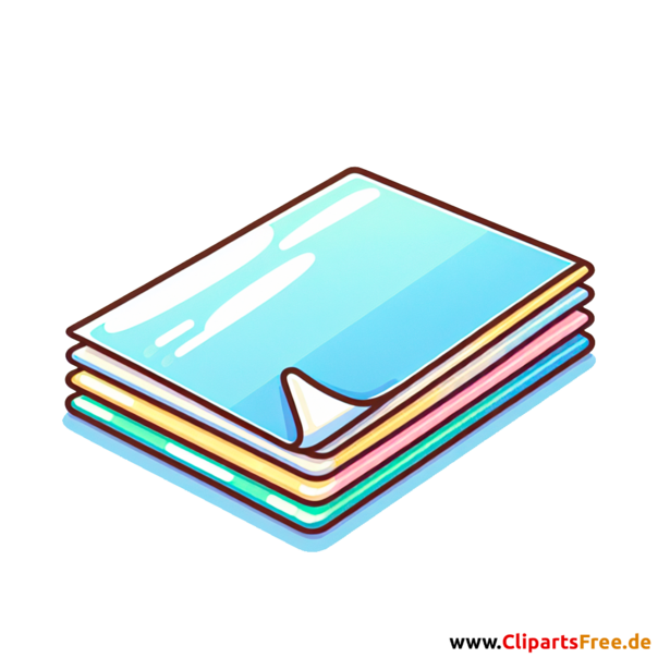 Laminierfolien Clipart - Bilder zum Thema Bürobedarf
