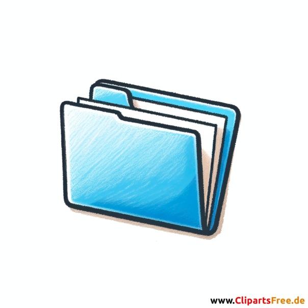 Ordner Clipart - Bilder zum Thema Bürobedarf