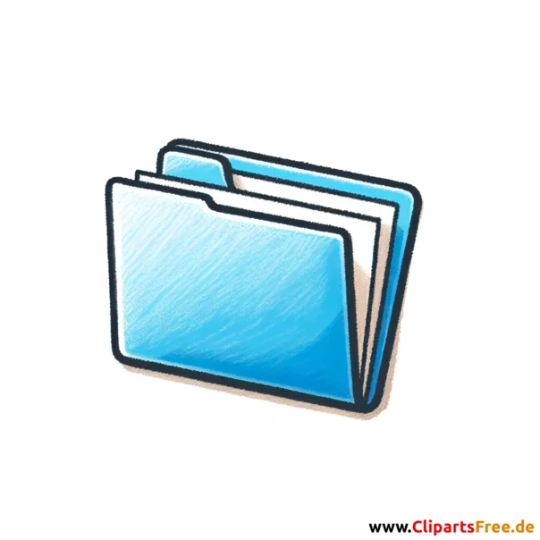 Ordner Clipart - Bilder zum Thema Bürobedarf