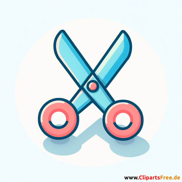 Schere Clipart - Bilder zum Thema Bürobedarf