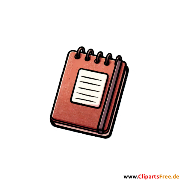 Schreibblock Clipart - Bilder zum Thema Bürobedarf