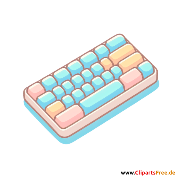 Tastatur Clipart - Bilder zum Thema Bürobedarf
