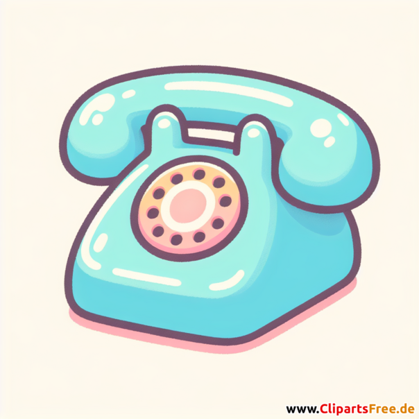 Telefon Clipart - Bilder zum Thema Bürobedarf