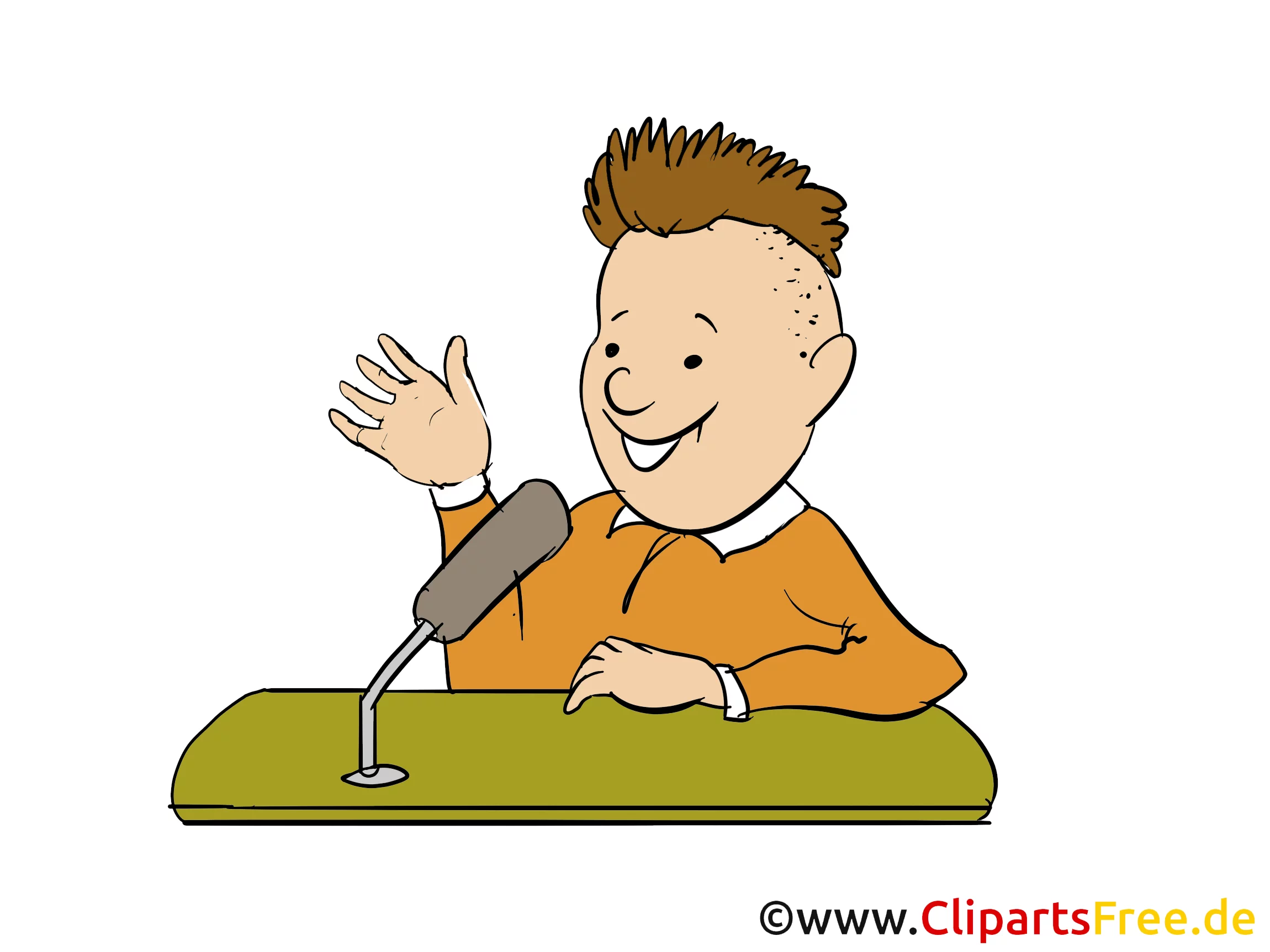 Interview Clipart, Bild, Grafik, Cartoon gratis