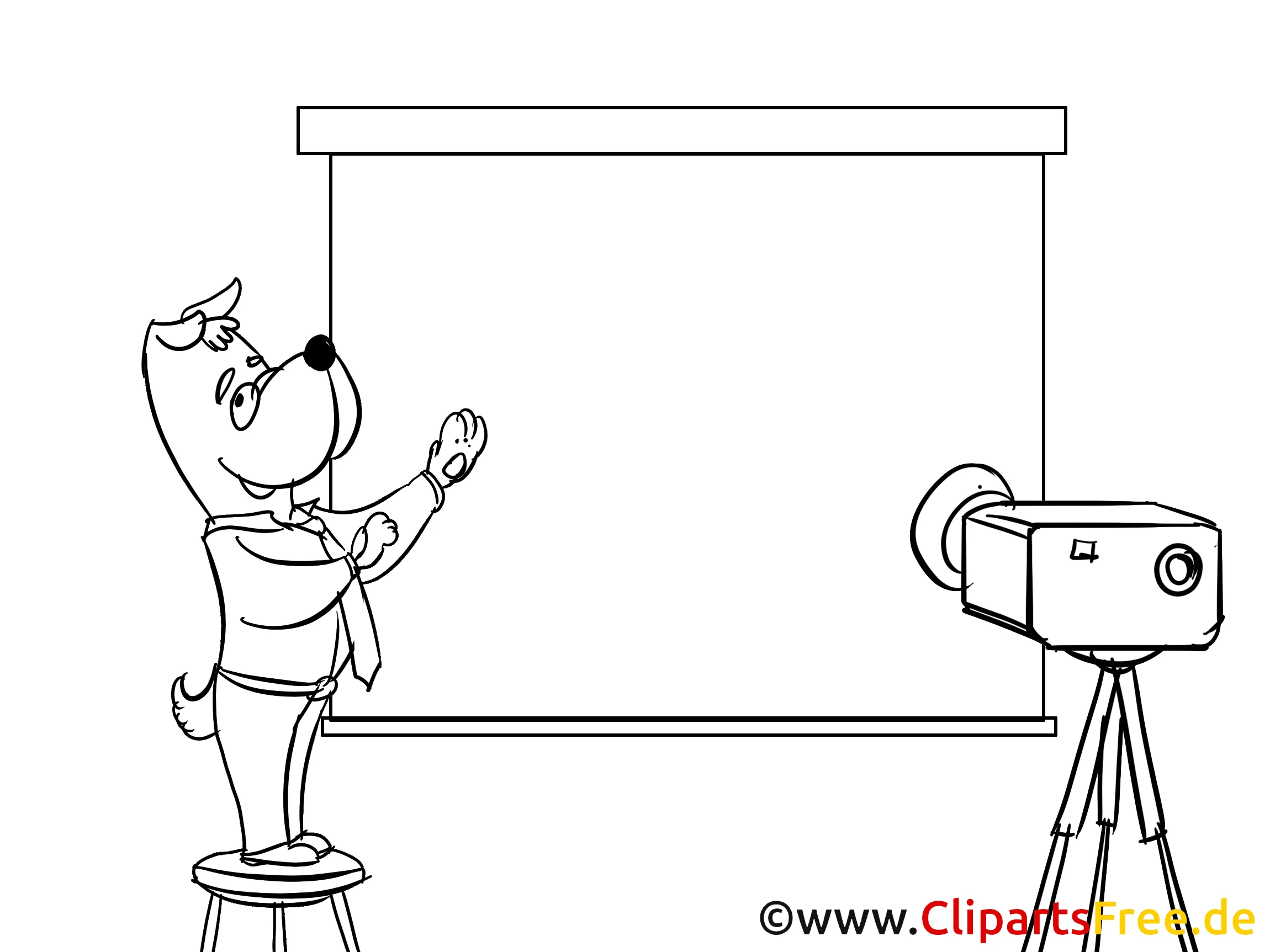 Kino, Projektor Clipart, Bild, Zeichnung