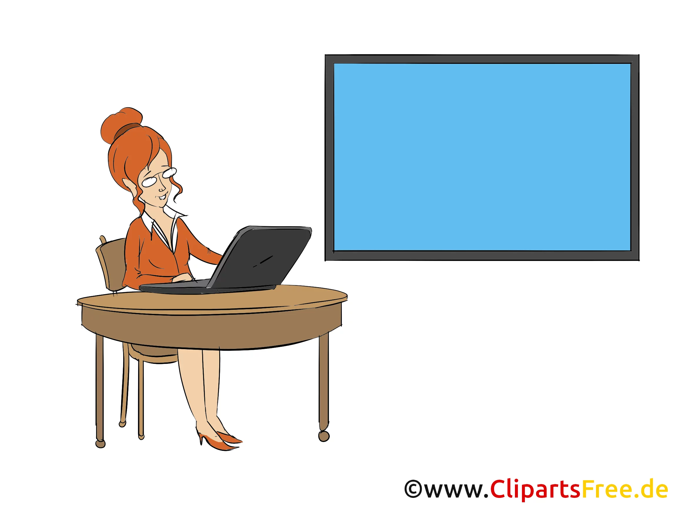 Trainer Bild, Clipart, Grafik, Cartoon, Illustration