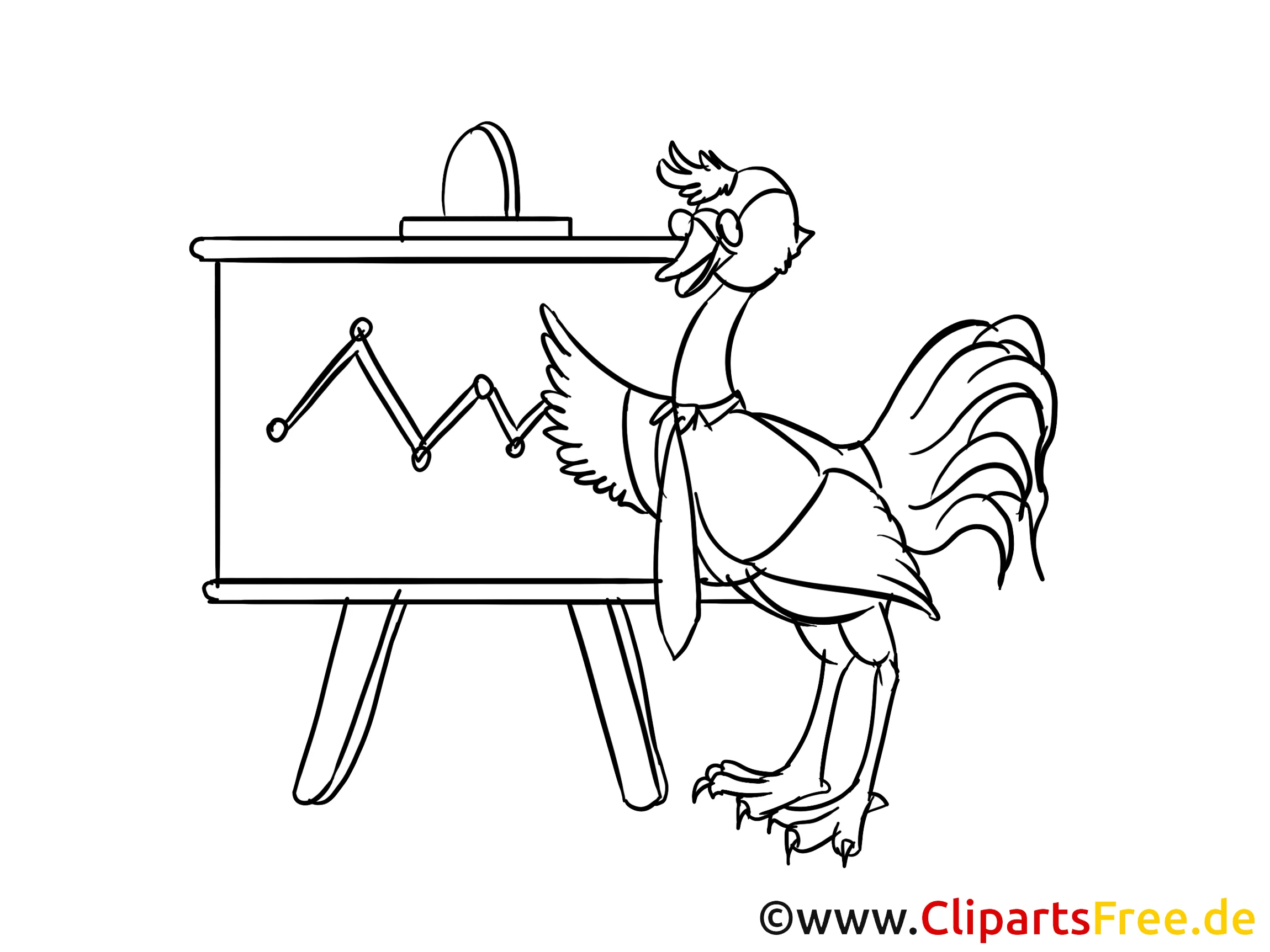 Ziel Strategie Clipart, Bild, Zeichnung, Cartoon