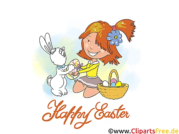 eCard Happy Easter Illustration, Pic, Image, Clip Art gratis