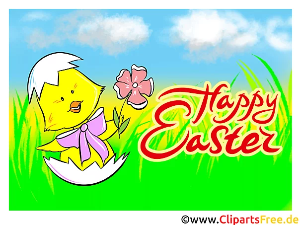 Frohe Ostern Glueckwunschkarte download oder verschicken