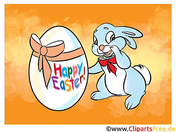 Frohe Ostern lustige Grusskarte