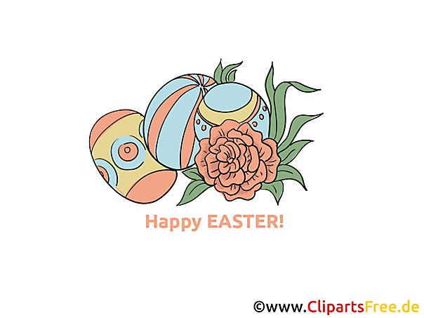 Ostereier Grusskarte, eCard, Glueckwunsch