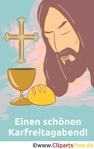 Einen schoenen Karfreitag Abend e card