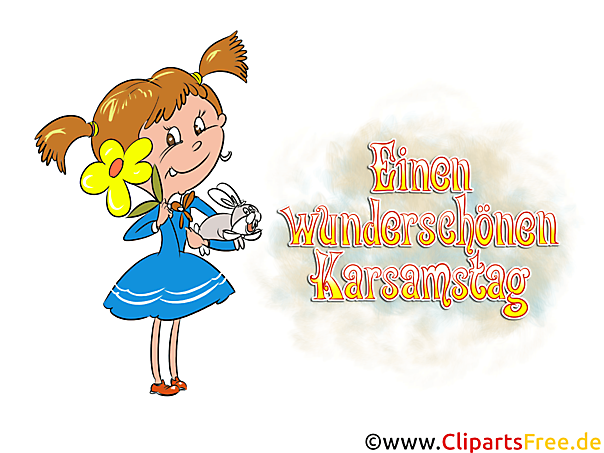 Karsamstag Grusskarte zu Ostern