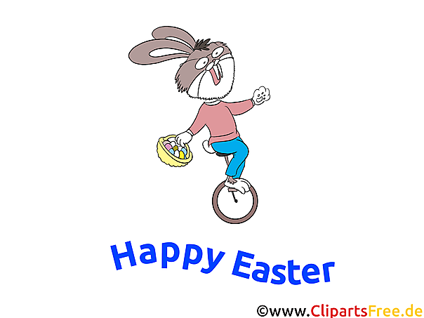 Lustige Bilder Zu Ostern Osterhase Fahrt Fahrrad Clipart