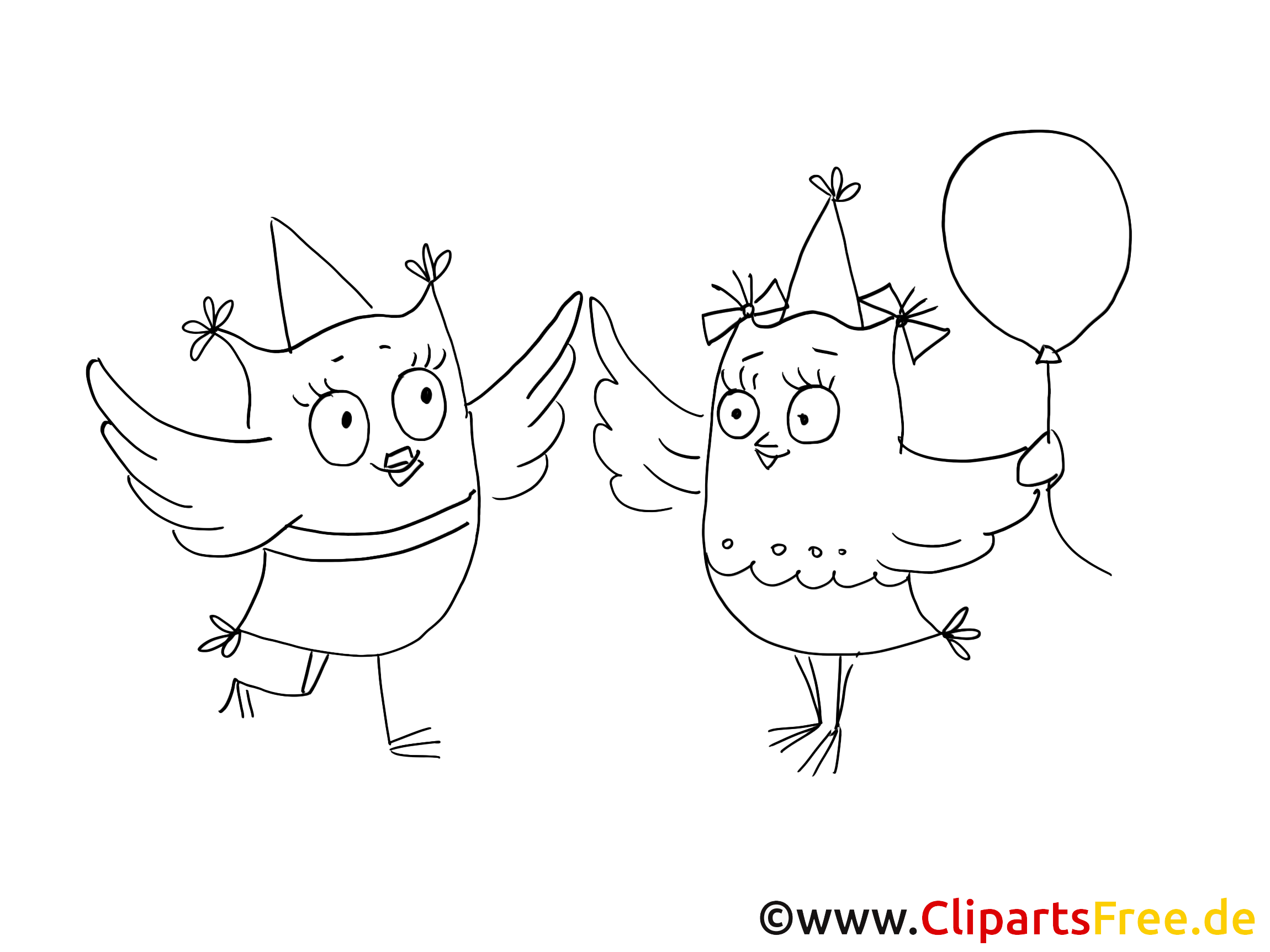 Clip Art Party black white Clip Art Party black white