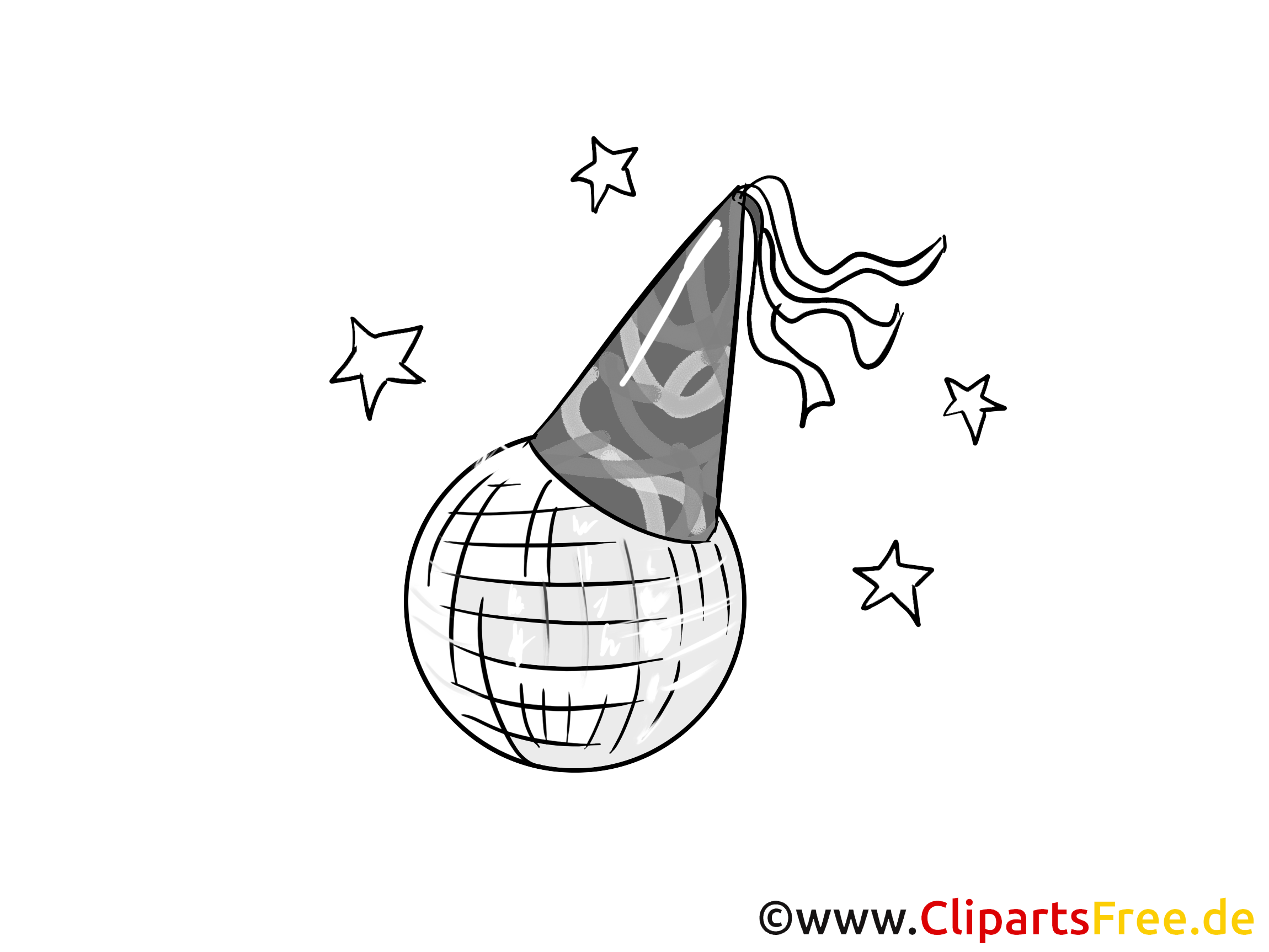 Discokugel Bild, Zeichnung, Clipart Discokugel Bild, Zeichnung, Clipart