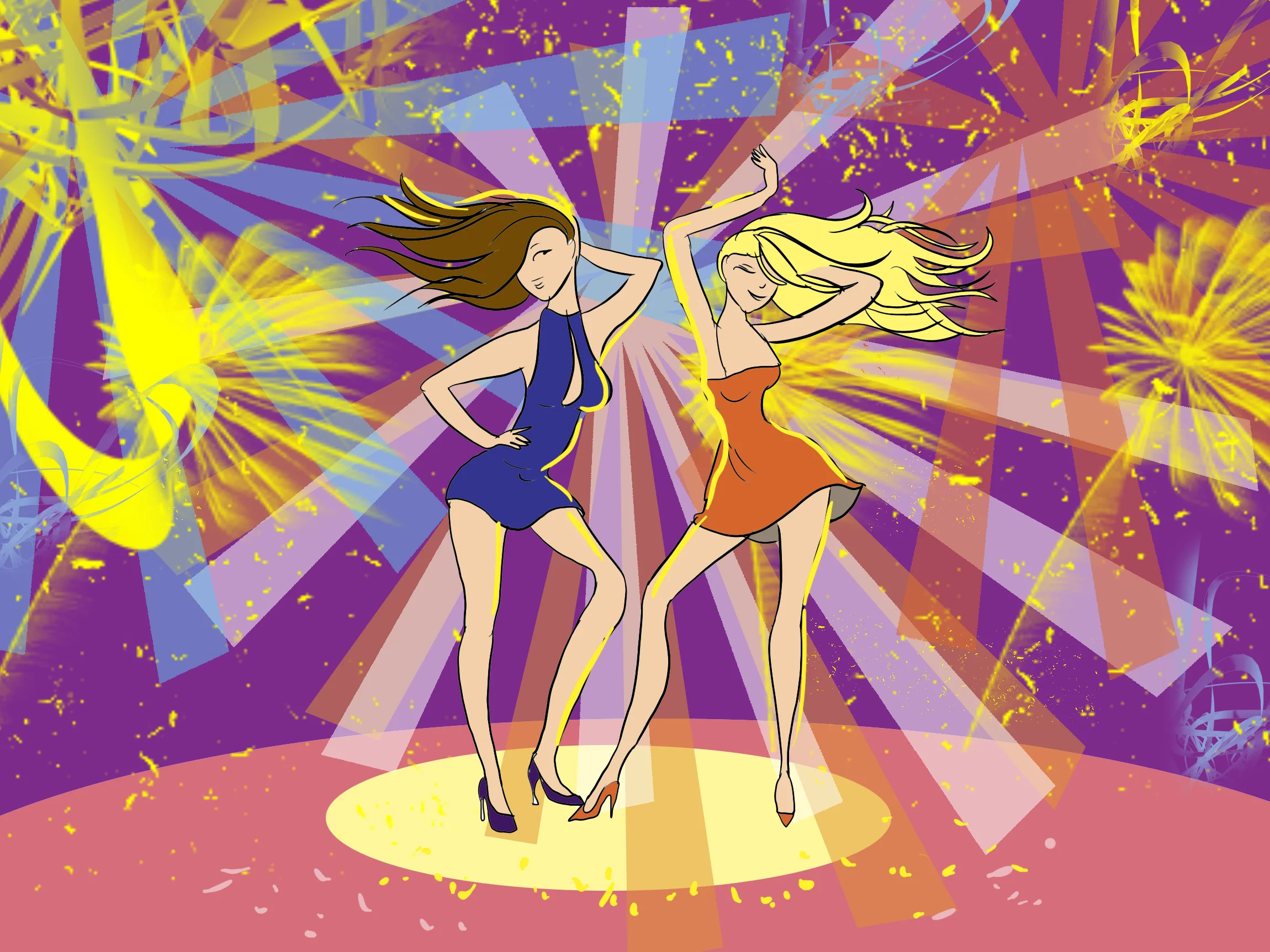 Geburtstag Party Clipart, Bild, Grafik, Illustration