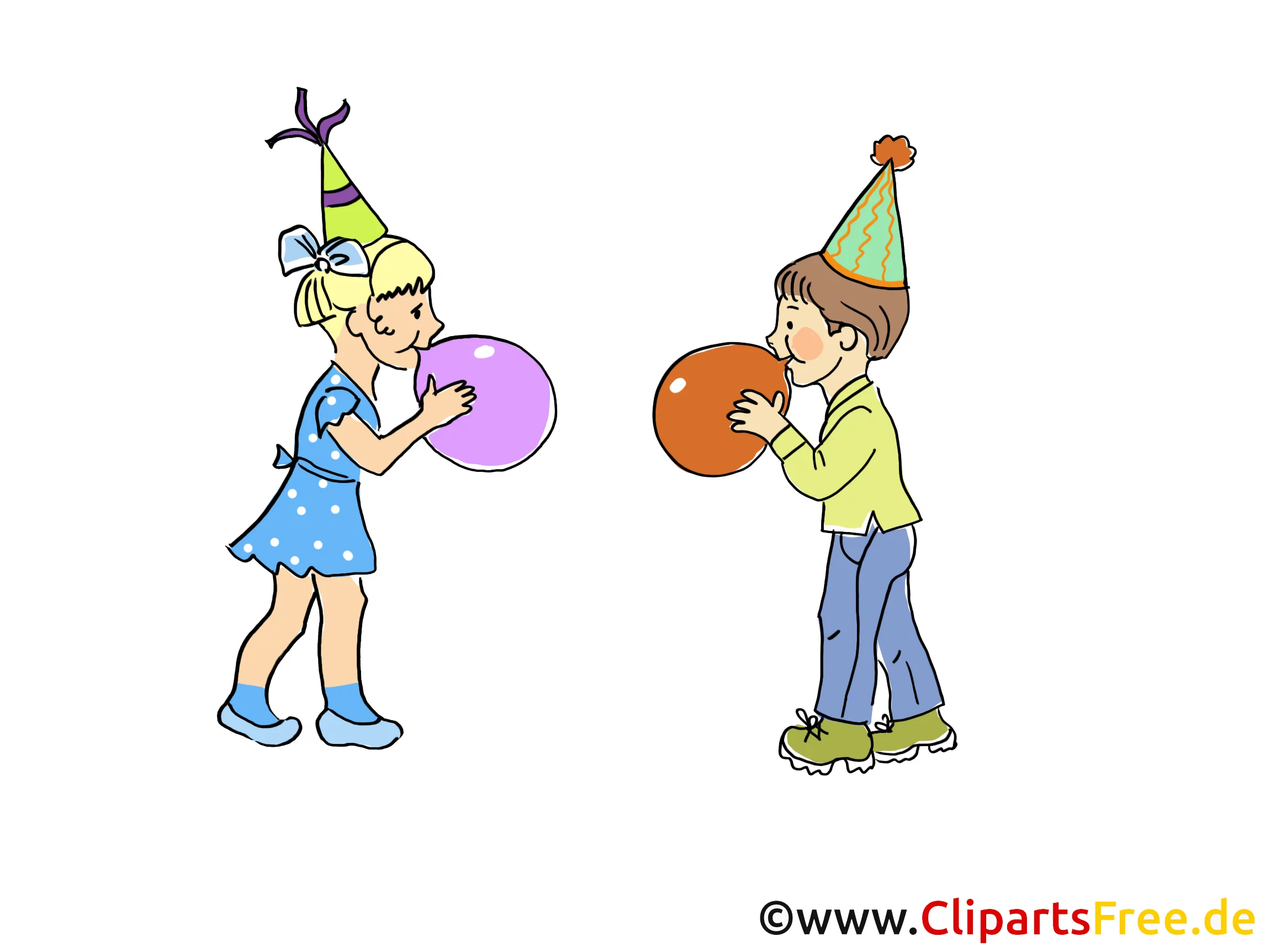 Grafik Clipart Geburtstag Party