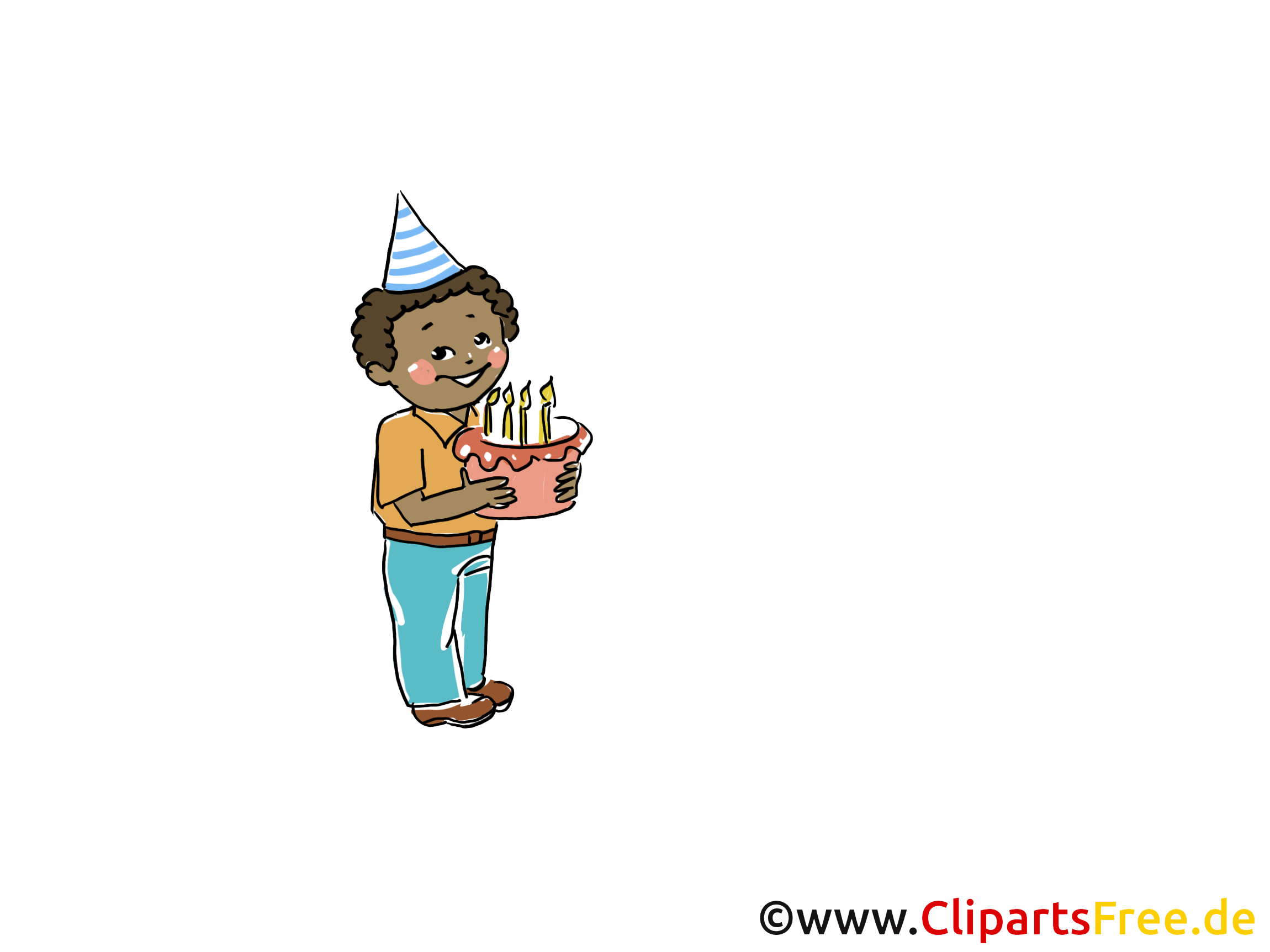 Kind Geburtstag Bild, Clipart, Cartoon