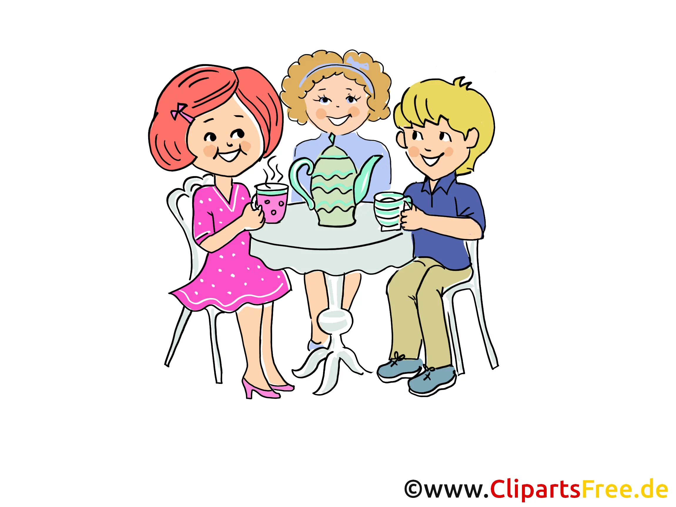 Kindergeburtstagsparty Cartoon Bilder
