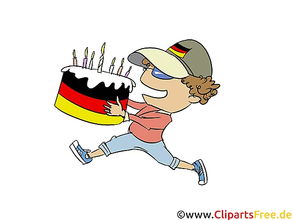 Lustige Cliparts zum Geburtstag