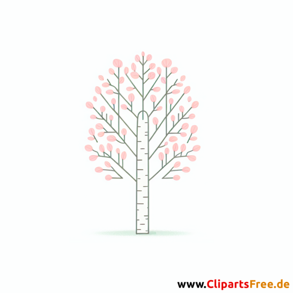 Birke Clipart - Bilder zum Thema Bäume