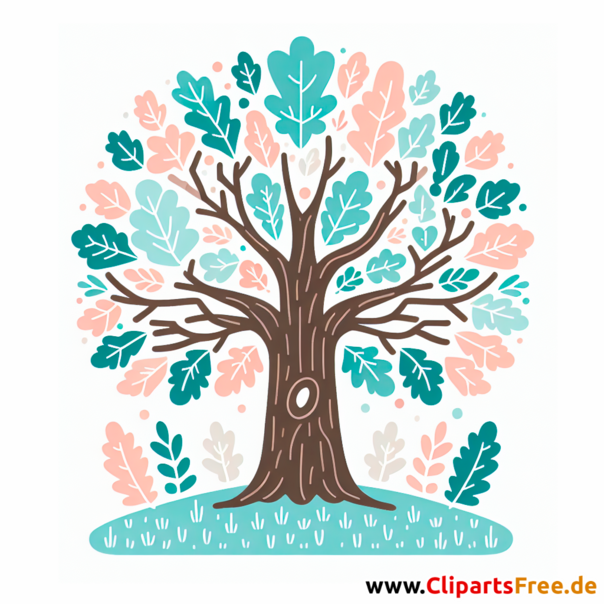 Eiche Clipart - Bilder zum Thema Bäume