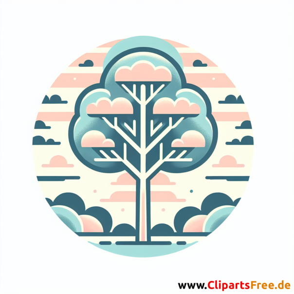 Pappel Clipart - Bilder zum Thema Bäume