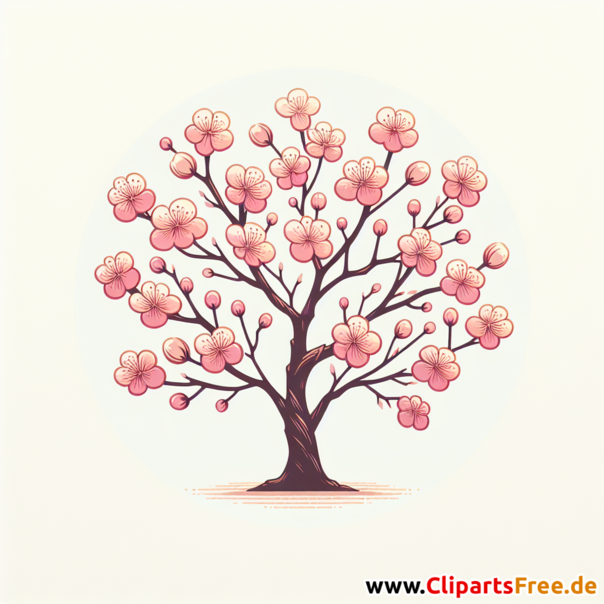 Sakura Clipart - Bilder zum Thema Bäume