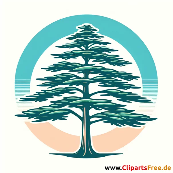 Zeder Clipart - Bilder zum Thema Bäume