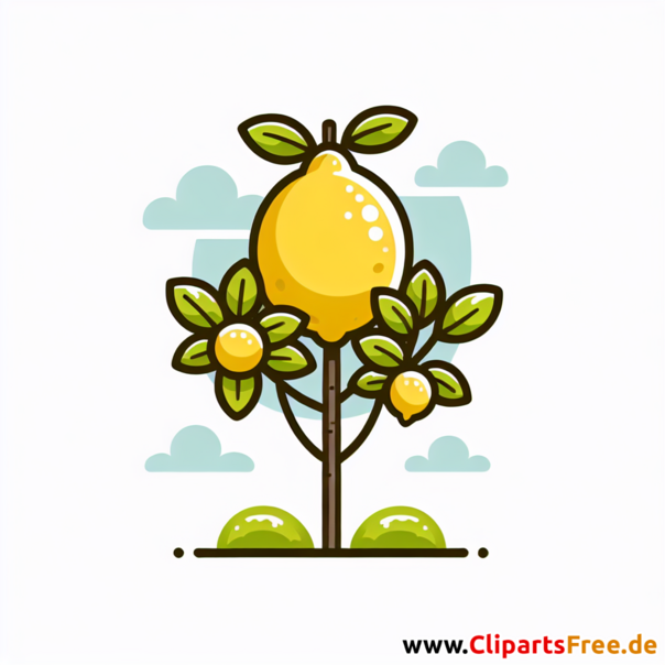 Zitronenbaum Clipart - Bilder zum Thema Bäume
