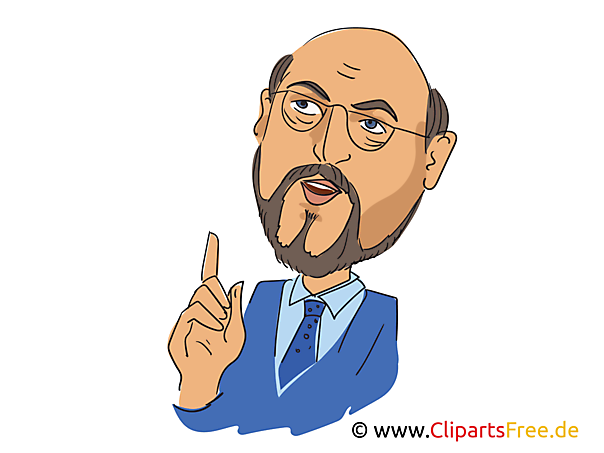 Martin Schulz Karikatur, Bild, Illustration, Comic Martin Schulz Karikatur, Bild, Illustration, Comic