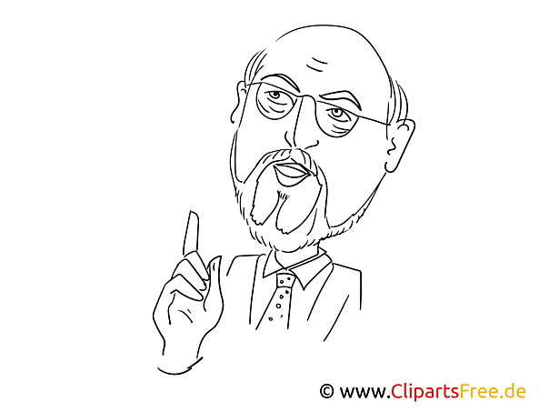 Martin Schulz Karikatur, Zeichnung, Cartoon Martin Schulz Karikatur, Zeichnung, Cartoon
