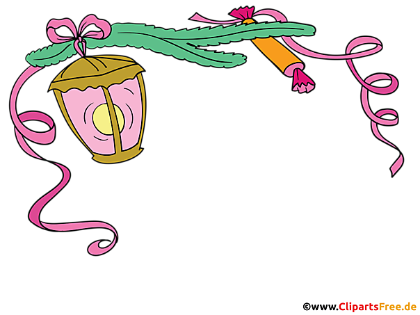 Bild-Rahmen mit Laterne PNG transparent