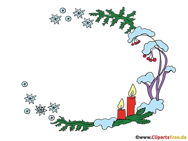 Bilderrahmen zum Advent PNG transparent