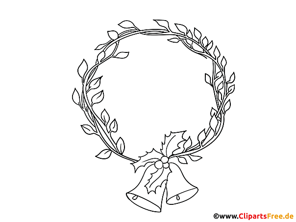 Clipart Glocken zu Weihnachten - Transparente PNG Bilderrahmen