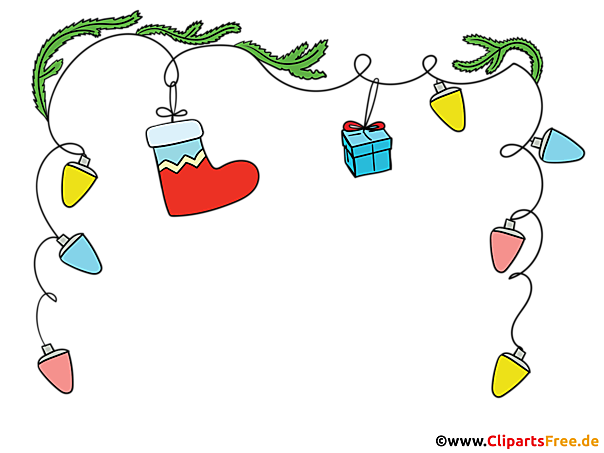 PNG Bilderrahmen zu Weihnachten transparent