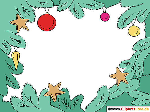 Schöner Bilderrahmen zu Weihnachten, Winter - PNG transparent