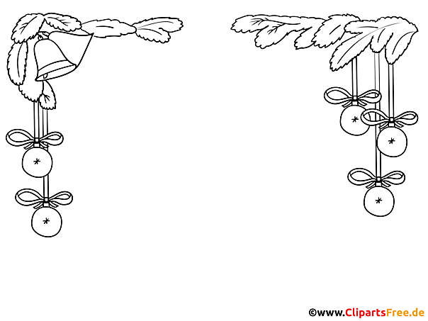 Wehnachtsrahmen für Fotos und Bilder im transparentem PNG Format