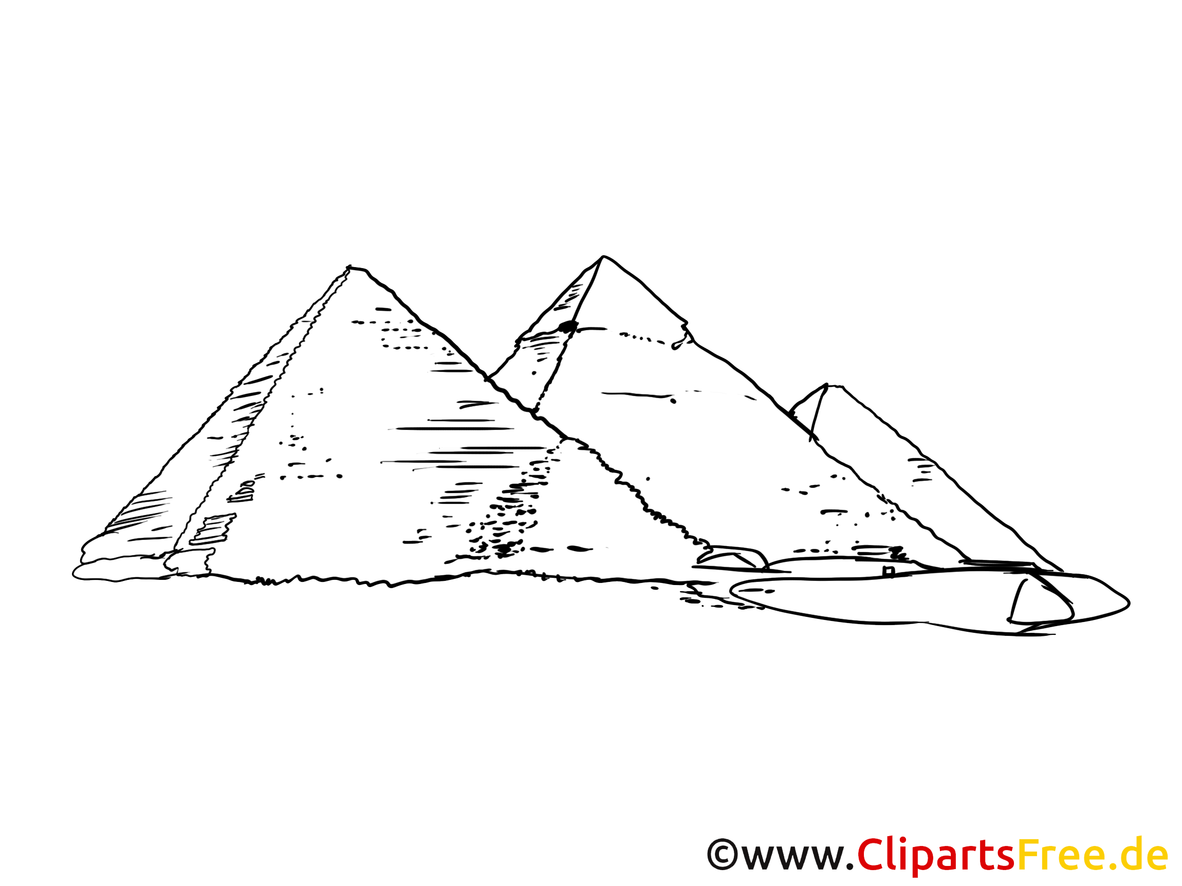 Pyramiden Bild Zeichnung Clipart Gratis