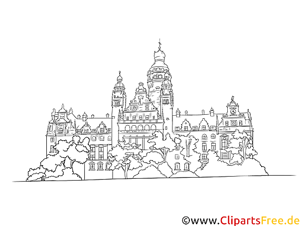 Dom Zeichnung - Cliparts Deutsche Städte